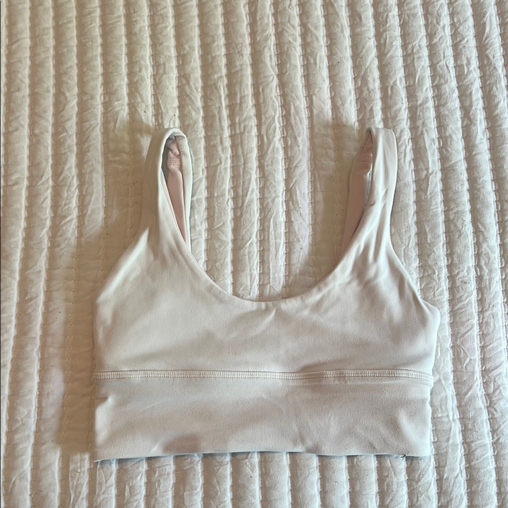 lululemon align bra reversible pink and white 🩷🤍